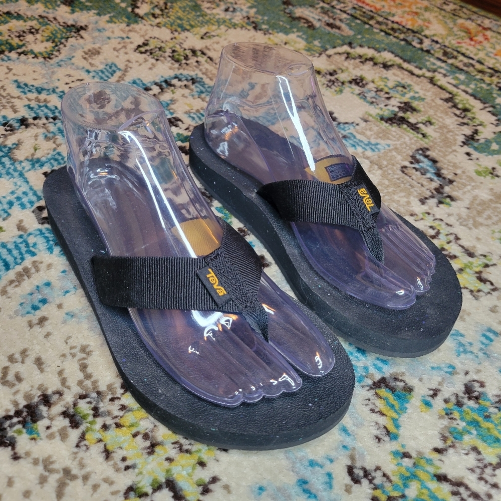 Teva ReFlip Recycled Speckled Slip‎ On Flip Flop Sandal, Size 7 - Picture 2 of 6
